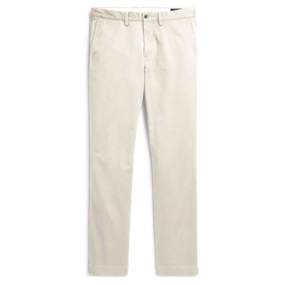 Polo Ralph Lauren Men's Classic Fit Khaki Flat Front Chino Pants 36Wx32L